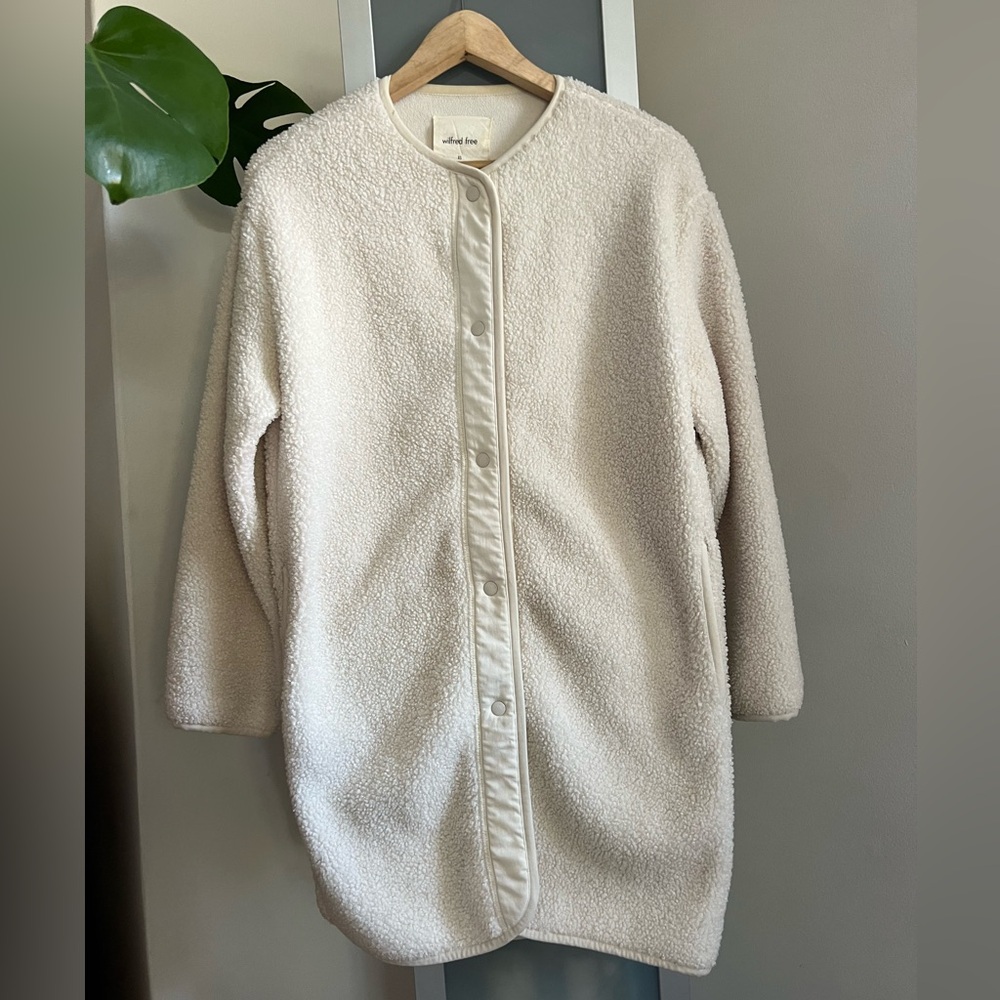 Wilfred cream liner jacket